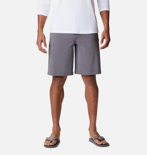 Columbia PFG Grander Marlin II Shorts Grey For Men's NZ57168 New Zealand